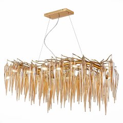 SL1653.203.12 Люстра подвесная ST-Luce Золотистый/Золотистый E14 12*40W SIENA