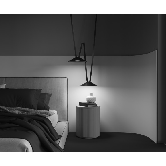 Светильник светодиодный на текстильный шинопровод Maytoni Parity TR127B-12W3K-B 650лм 12Вт CRI90