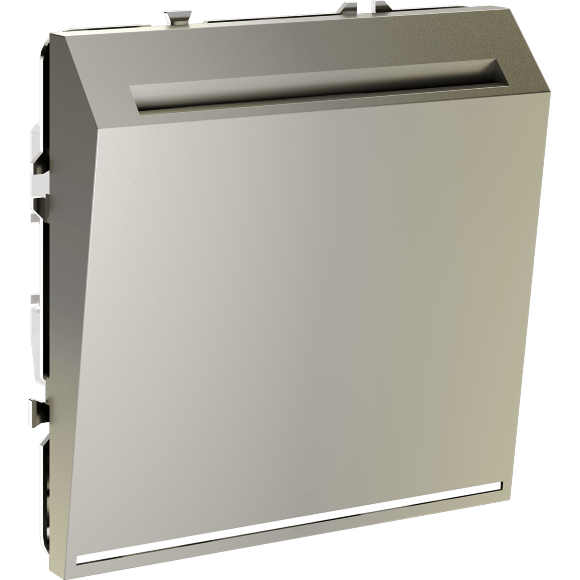 Выключатель встраиваемый VOLTUM S70 карточный 16А, (шелк)