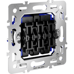 Механизм выключателя трехклавишного 10А, S70