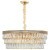 Люстра хрустальная Lussole GRLSP-8183 YUMA IP21 под лампы 9xE14 63W