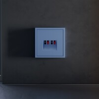 Накладка для розетки акустической 4-местной , S70 (деним)