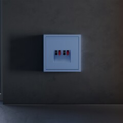 Накладка для розетки акустической 4-местной , S70 (деним)