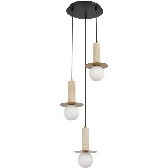 SL1194.303.03 Светильник подвесной ST-Luce латунь/белый G9 3*5W 4000K EARTHY