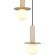 SL1194.303.03 Светильник подвесной ST-Luce латунь/белый G9 3*5W 4000K EARTHY