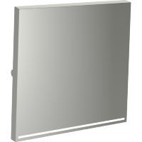 Клавиша для выключателя/переключателя одноклавишного с подсветкой, S70 (сталь)