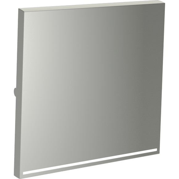 Клавиша для выключателя/переключателя одноклавишного с подсветкой, S70 (сталь)