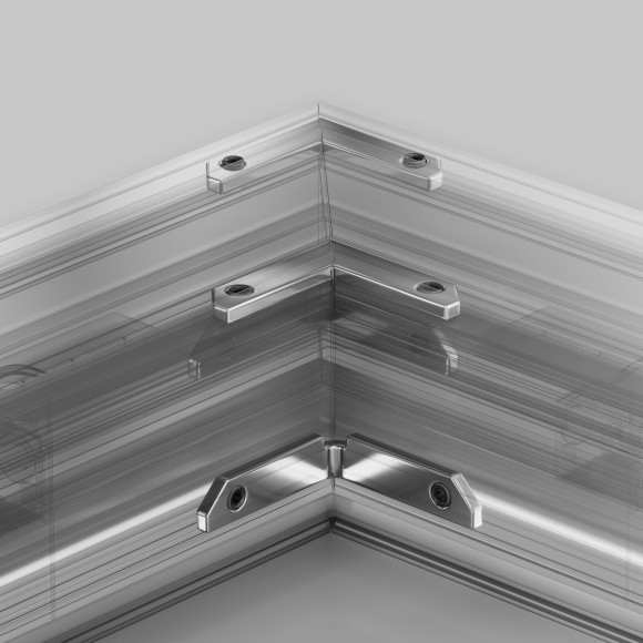 Комплект из 2 угловых соединителей (только для шины арт TRX034-SCH-422B!) TRA034CL-MP-1