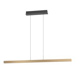 390499 CIGGIANO Светодиодный подвес с регулировкой цветовой температуры, диммируемый по TRIAC, 30Вт, 5200Лм, 2200-6500K, алюминий, сталь, коричневый, белый 390499 CIGGIANO Светодиодный подвес с регулировкой цветовой температуры, диммируемый по TRIAC, 30Вт, 5200Лм, 2200-6500K, алюминий, сталь, коричневый, белый