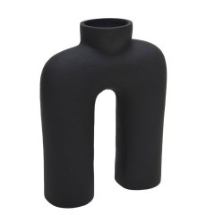 421062 BROWER Ваза декоративная алюминий черный L175, B60, H225 421062 BROWER Ваза декоративная алюминий черный L175, B60, H225