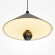 Maytoni Bell MOD534PL-L16B3K Светильник подвесной светодиодный, плафон конус 250мм черный матовый, шар натуральный зеленый мрамор, LED 16Вт 3000K 950Лм CRI90 120° IP20 220V