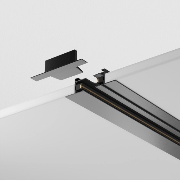 1м черный встраиваемый в ГКЛ однофазный шинопровод Maytoni TRX004-111B 1м черный встраиваемый в ГКЛ однофазный шинопровод Maytoni TRX004-111B