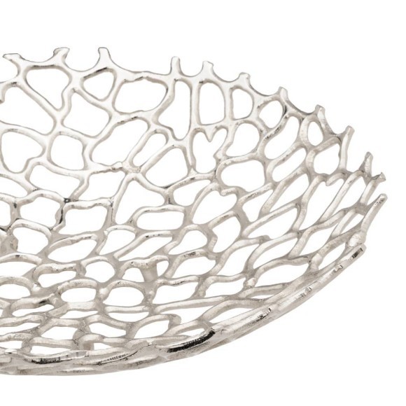 427489 KIMITSU Декоративная чаша никель Ø380 H75