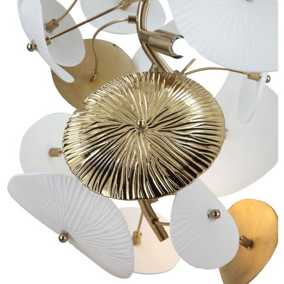 SL1518.303.05 Светильник подвесной ST-Luce Латунь/Белый G9 5*5W 4000K DAHLIA