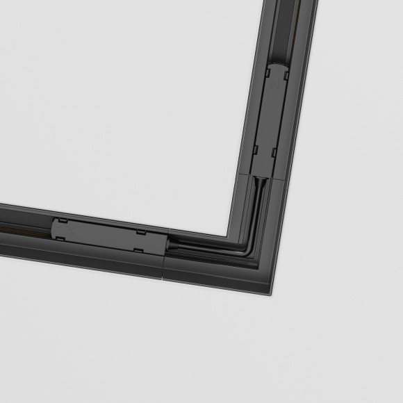 Угловой коннектор для шинопроводов в ГКЛ 12.5мм Maytoni Gravity TRX010CL-22B