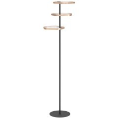 390509 Светодиодный торшер с регулировкой цветовой температуры ESTRELLA, 1X20W(LED), Ø530, 2200-6500K, 3500lm, сталь, бронзовый, черный, белый