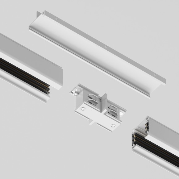 Прямой соединитель трехфазных шинопроводов Maytoni TRA005CI-31W Прямой соединитель трехфазных шинопроводов Maytoni TRA005CI-31W