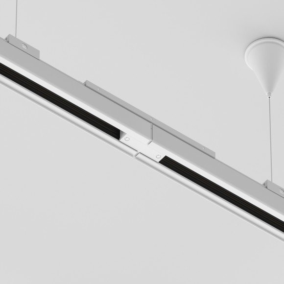 Прямой соединитель трехфазных шинопроводов Maytoni TRA005CI-31W Прямой соединитель трехфазных шинопроводов Maytoni TRA005CI-31W