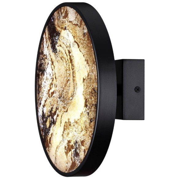 5064/15WL L-VISION ODL24 черн./серо-беж./металл/натур.камень/акрил Настенн.светильн. с переключ.цветов.темпер. LED 15W 3000К/4000K/6000K BERGI 5064/15WL L-VISION ODL24 черн./серо-беж./металл/натур.камень/акрил Настенн.светильн. с переключ.цветов.темпер. LED 15W 3000К/4000K/6000K BERGI
