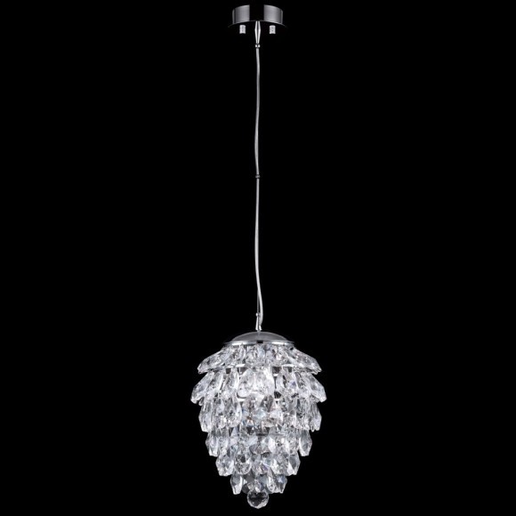 Светильник подвесной Crystal Lux CHARME SP2 CHROME/TRANSPARENT