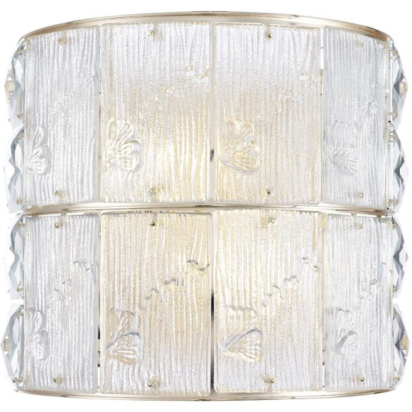 5070/2W HALL ODL24 499 золото/прозрачный/матовый/металл/хрусталь/стекло Бра E14 2*40W FIESTA