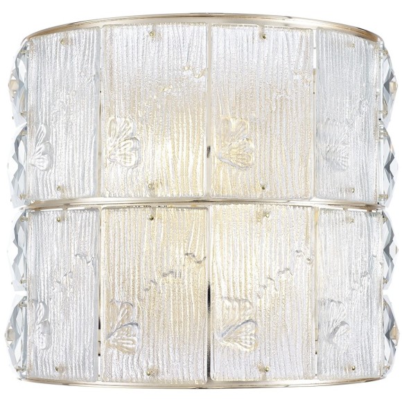 5070/2W HALL ODL24 499 золото/прозрачный/матовый/металл/хрусталь/стекло Бра E14 2*40W FIESTA