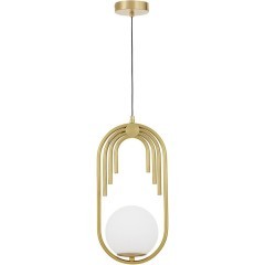 Подвесной светильник Zanetti LDP 5522-1 WT+MD Подвесной светильник Zanetti LDP 5522-1 WT+MD