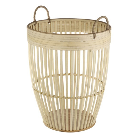 426512 NARAHA Декоративная корзина дерево коричневый H500, Ø360 426512 NARAHA Декоративная корзина дерево коричневый H500, Ø360