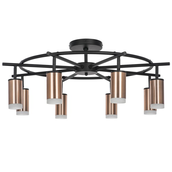 Люстра на штанге Lightstar LR7183080 Rullo под лампы 8xGU10 400W