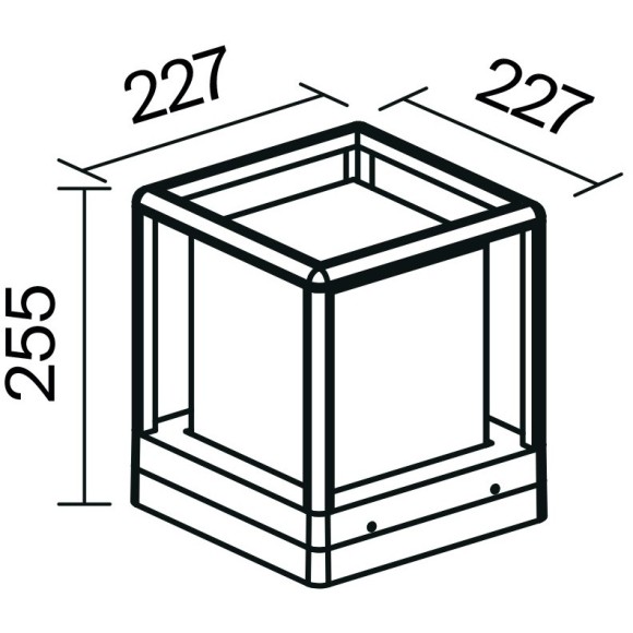 Ландшафтный светильник Outdoor O455FL-01GF
