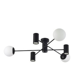 SLE1105-402-06 Светильник потолочный Черный/Белый GU10+E27 3+3*5+60W RAITO SLE1105-402-06 Светильник потолочный Черный/Белый GU10+E27 3+3*5+60W RAITO