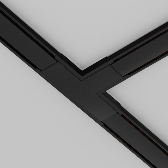 Коннектор Т-образный для накладного плоского шинопровода Maytoni Radity TRA084CT-11B