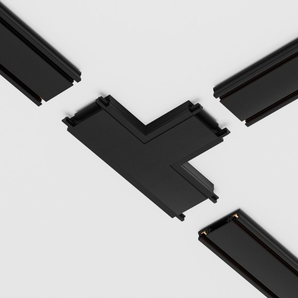 Коннектор Т-образный для накладного плоского шинопровода Maytoni Radity TRA084CT-11B