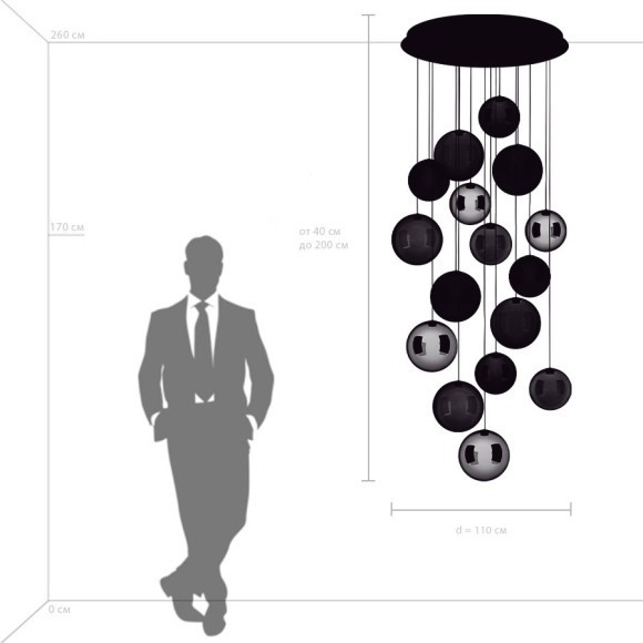 Люстра подвесная Sferetta Lightstar 801169