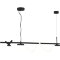 SL6118.403.03 Светильник подвесной ST-Luce Черный/Черный LED 2+1*3+11W 4000K MARLOW