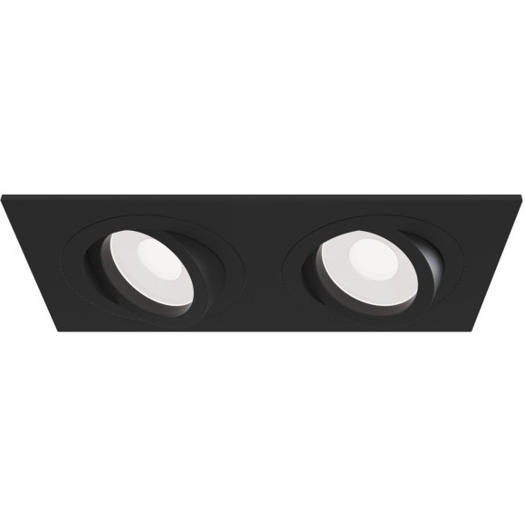 Встраиваемый светильник Maytoni DL024-2-02B Atom под лампы 2xGU10 50W Встраиваемый светильник Maytoni DL024-2-02B Atom под лампы 2xGU10 50W