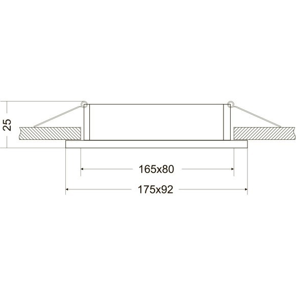 Встраиваемый светильник Maytoni DL024-2-02B Atom под лампы 2xGU10 50W Встраиваемый светильник Maytoni DL024-2-02B Atom под лампы 2xGU10 50W