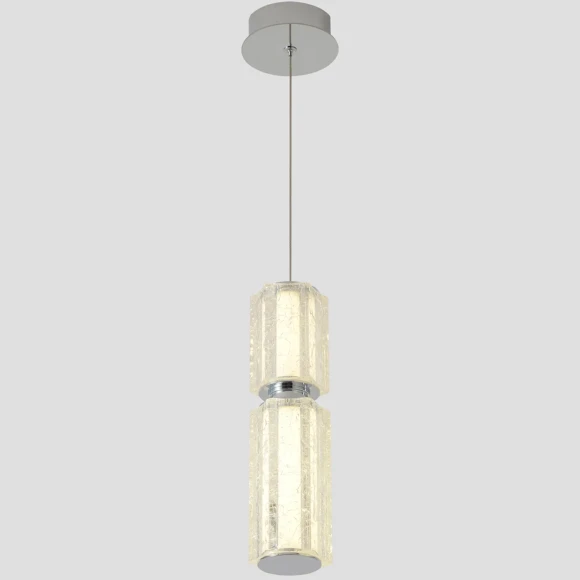 Светильник подвесной Crystal Lux ANTIQUE SP23W LED CHROME 4001/223