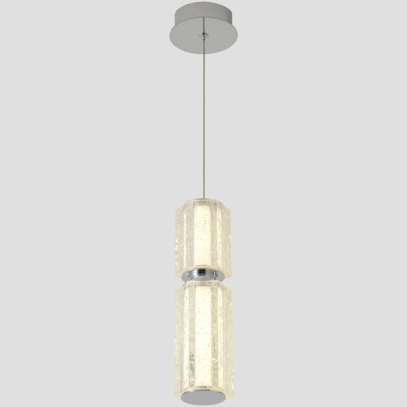 Светильник подвесной Crystal Lux ANTIQUE SP23W LED CHROME 4001/223