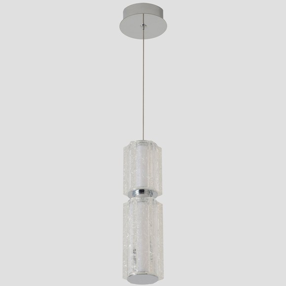 Светильник подвесной Crystal Lux ANTIQUE SP23W LED CHROME 4001/223