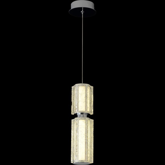 Светильник подвесной Crystal Lux ANTIQUE SP23W LED CHROME 4001/223