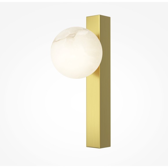 MOD464WL-L3BS3K Настенный латунный светодиодный светильник (бра) 3Вт, 3000К, 80CRI, 180° Maytoni Yora 