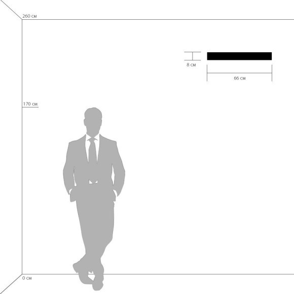 Бра Lightstar 810626 Fiume светодиодная LED 200W