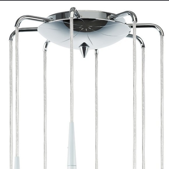 Длинный подвесной светильник Lightstar 807086 Punto под лампы 8xG9 200W