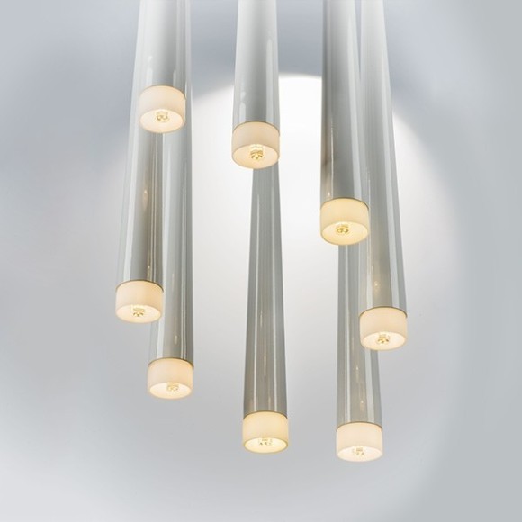 Длинный подвесной светильник Lightstar 807086 Punto под лампы 8xG9 200W