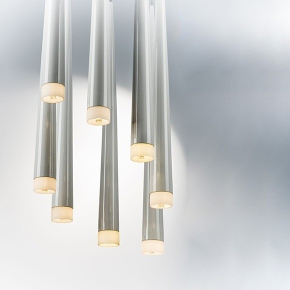 Длинный подвесной светильник Lightstar 807086 Punto под лампы 8xG9 200W