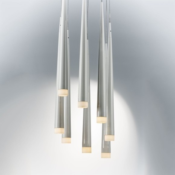 Длинный подвесной светильник Lightstar 807086 Punto под лампы 8xG9 200W