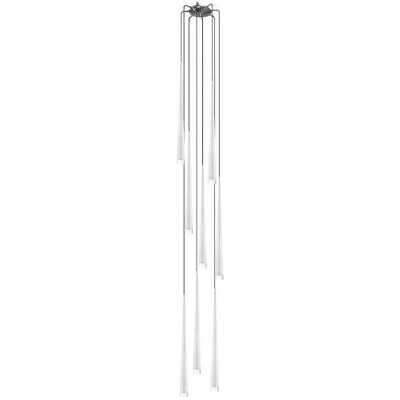 Длинный подвесной светильник Lightstar 807086 Punto под лампы 8xG9 200W