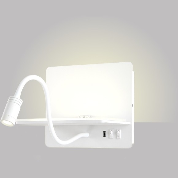 Бра Crystal Lux DUO AP9W LED WH 4181/409