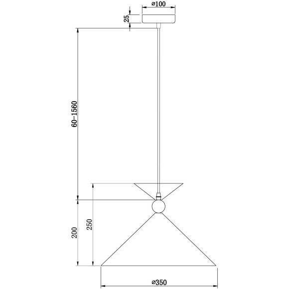 Подвесной светильник Freya FR5392PL-01W1 Подвесной светильник Freya FR5392PL-01W1